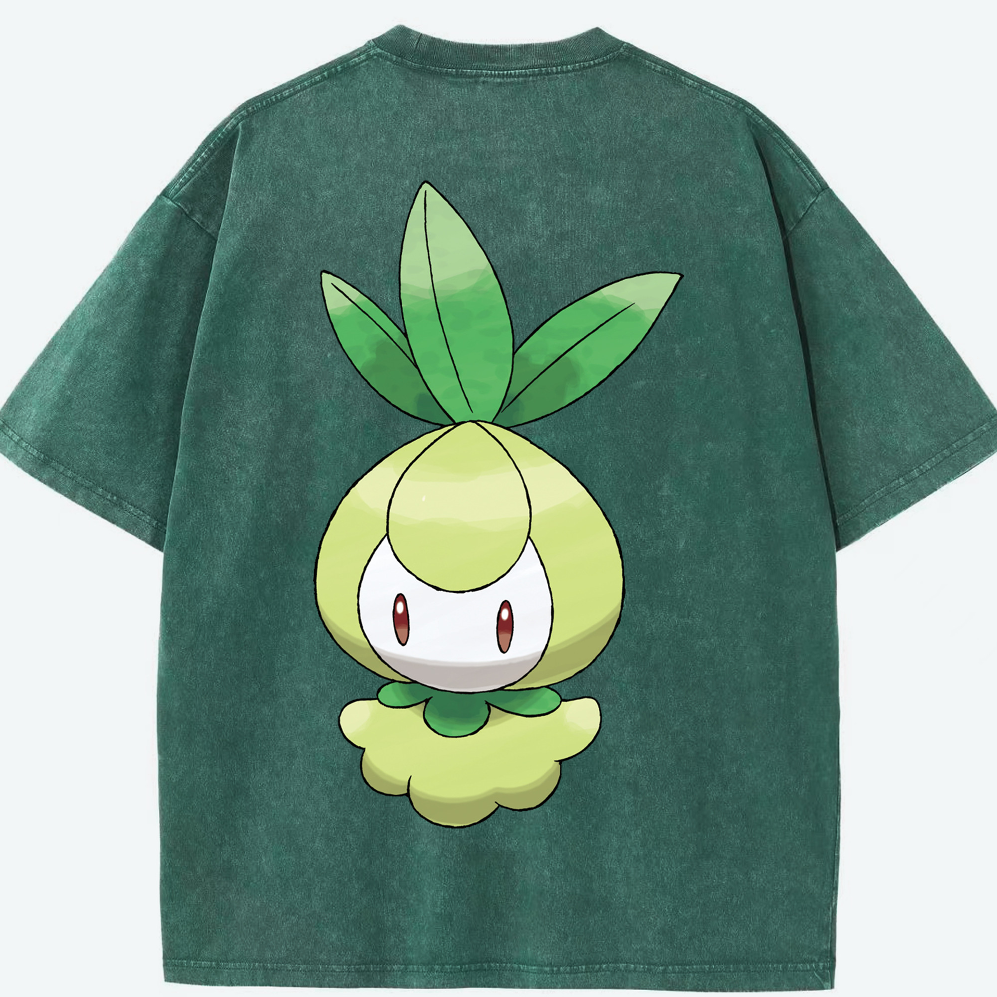 （画像用） ポケットモンスター Pokémon 綿100% ヴィンテージ風 半袖Tシャツ（背面プリント）